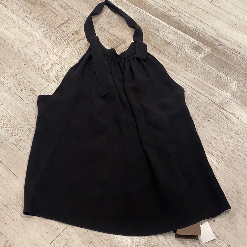 Gucci black halter top size 42 new with tags